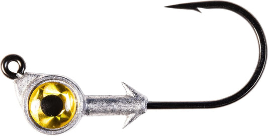 Z-Man SE30316-01PK3 Swimbait Eye Jigheads 3/0, 3/16 Oz - Gold (3-Pack)